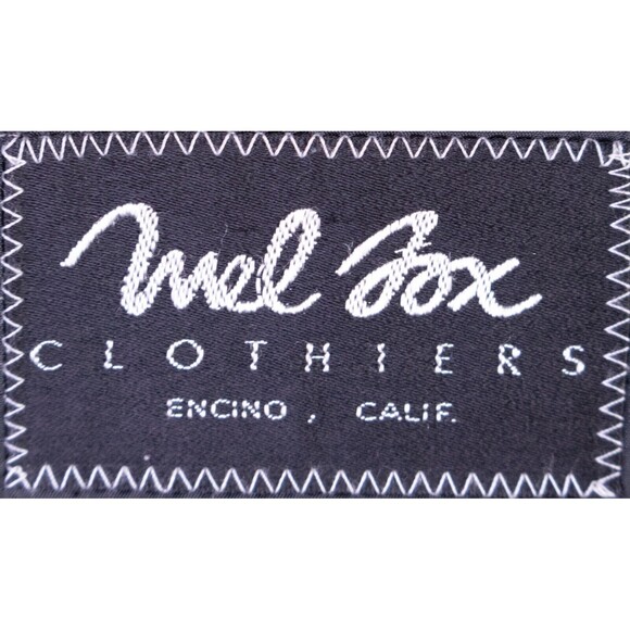 MANI Vintage Sport Coat Men Size 46L/S Herringbone Black 2 Button Wool Blazer - Picture 11 of 15